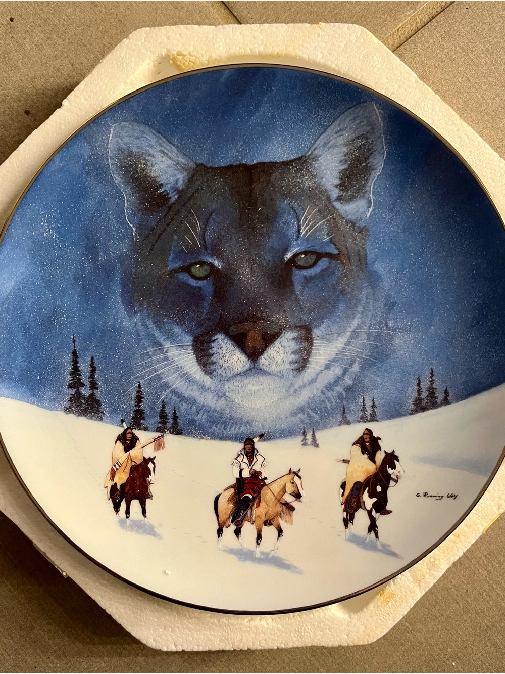 The Overseers Decorative Collector Plate - White